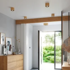 Sale Sollux Deckenspot 2-flammig klein Modern Holz wohnlich DIWO