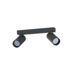 Clearance Nowodvorski Deckenspot 2-flammig verstellbar Aluminium Schwarz GU10