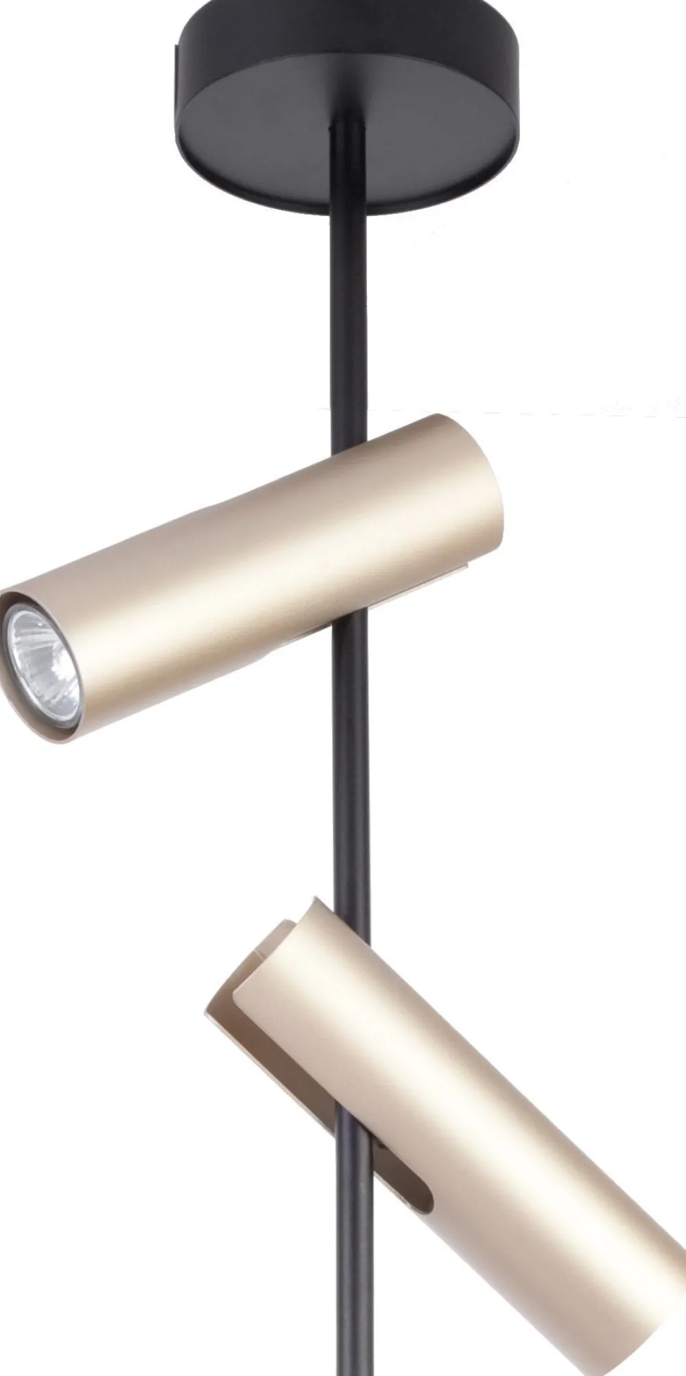 Sigma Deckenspot flexibel Metall Schwarz Gold GU10 2-flammig* Deckenleuchten|Spots