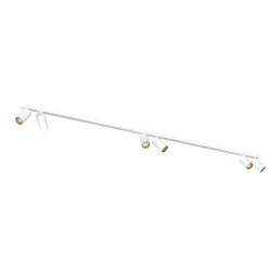 Online Nowodvorski Deckenspot Modern 200 cm lang 6-flammig GU10 in Weiß Gold