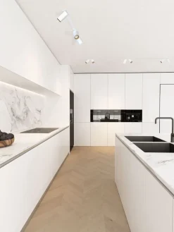 Online Nowodvorski Deckenspot Modern 200 cm lang 6-flammig GU10 in Weiß Gold