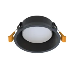 Nowodvorski Deckenspot Unterputz Ø 12 cm klein für GX53 Schwarz* Wohnzimmerlampen|Metall Lampen