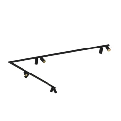 Best Nowodvorski Deckenspot verstellbar 2x 2 m 8-flammig GU10 in Schwarz Gold