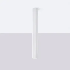 Sollux Deckenspot Weiß Ø 6,5 cm 60 cm hoch GU10 Aufputz Aluminium* Wohnzimmerlampen|Küchenlampen