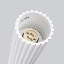 Sollux Deckenspot Weiß Ø 6,5 cm 60 cm hoch GU10 Aufputz Aluminium* Wohnzimmerlampen|Küchenlampen