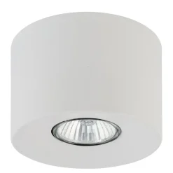 Outlet TK Lighting Deckenspot Weiß Metall Ø 11 cm rund flach GU10