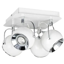 Spot Light Deckenspot Weiß Metall verstellbar mit LED Vintage* Deckenleuchten|Flurlampen