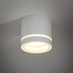 TK Lighting Deckenspot Weiß rund Ø 8,5 cm klein Aufputz* Spots|Flurlampen