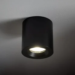 Outlet Nowodvorski Deckenstrahler Aluminium akzentuiert IP44 GU10 Schwarz