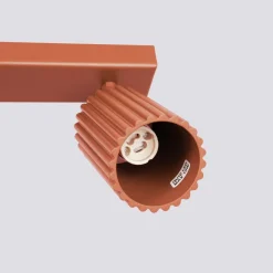 Sollux Deckenstrahler 4-flammig 81 cm lang schwenkbar GU10 Rot* Flurlampen|Wohnzimmerlampen