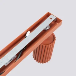 Sollux Deckenstrahler 4-flammig 81 cm lang schwenkbar GU10 Rot* Flurlampen|Wohnzimmerlampen