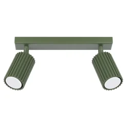 Sale Sollux Deckenstrahler 2-flammig B: 30 cm klein schwenkbar GU10 Grün