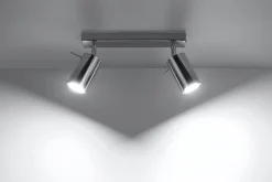 Sollux Deckenstrahler 2-flammig GU10 30 cm länglich Chrom* Deckenleuchten|Wohnzimmerlampen