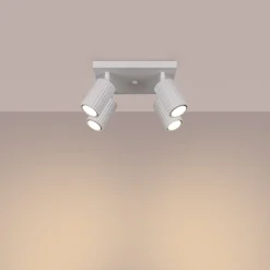 Sollux Deckenstrahler 4-flammig GU10 B: 25 cm klein Weiß Modern* Flurlampen|Wohnzimmerlampen