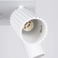 Sollux Deckenstrahler 4-flammig GU10 B: 25 cm klein Weiß Modern* Flurlampen|Wohnzimmerlampen