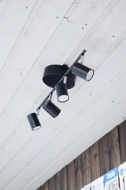 By Rydéns Deckenstrahler 4-flammig GU10 83 cm lang Schwarz Metall* Flurlampen|Wohnzimmerlampen