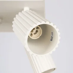 Sollux Deckenstrahler 4-flammig GU10 B: 25 cm klein Creme BERTA* Wohnzimmerlampen|Metall Lampen