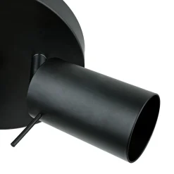 Easylight Deckenstrahler 3-flammig Schwarz Metall Ø 20 cm GU10* Deckenleuchten|Flurlampen