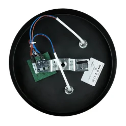 Easylight Deckenstrahler 3-flammig Schwarz Metall Ø 20 cm GU10* Deckenleuchten|Flurlampen