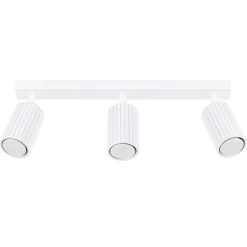 Sollux Deckenstrahler 3-flammig Weiß GU10 B: 45 cm klein Aluminium* Flurlampen|Wohnzimmerlampen