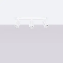 Sollux Deckenstrahler 3-flammig Weiß GU10 B: 45 cm klein Aluminium* Flurlampen|Wohnzimmerlampen