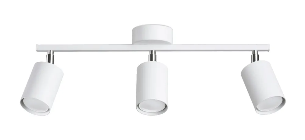 Best Sollux Deckenstrahler GU10 3-flammig Weiß Metall verstellbar