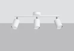 Best Sollux Deckenstrahler GU10 3-flammig Weiß Metall verstellbar