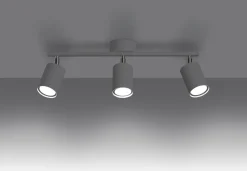 Best Sollux Deckenstrahler GU10 3-flammig Weiß Metall verstellbar