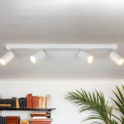 Easylight Deckenstrahler Metall 4-flammig 80 cm länglich GU10 Weiß* Deckenleuchten|Flurlampen