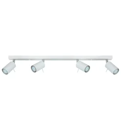 Easylight Deckenstrahler Metall 4-flammig 80 cm länglich GU10 Weiß* Deckenleuchten|Flurlampen