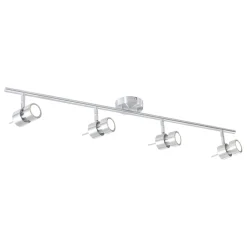 Steinhauer Deckenstrahler Metall 4-flmg 90 cm inkl. GU10 beweglich* Deckenleuchten|Spots