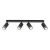 Outlet TK Lighting Deckenstrahler Metall Schwarz 74 cm lang 4-flammig GU10