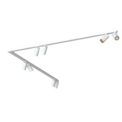 Sale Nowodvorski Deckenstrahler Modern 2x 1,5 m 8-flammig GU10 in Weiß Gold