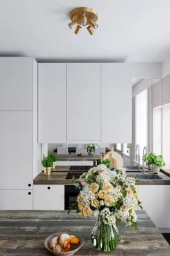 Sale By Rydéns Deckenstrahler rund Ø 30 cm klein GU10 4-flammig in Gold