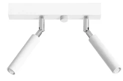 Sollux Deckenstrahler SARGAS Weiß 25 cm breit klein 2-flammig* Moderne Lampen|Küchenlampen