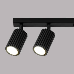 Sale Sollux Deckenstrahler Schwarz 117 cm lang flammig GU10 schwenkbar