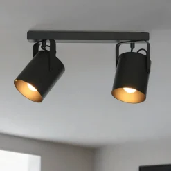 Easylight Deckenstrahler Schwarz 2 flmg E27