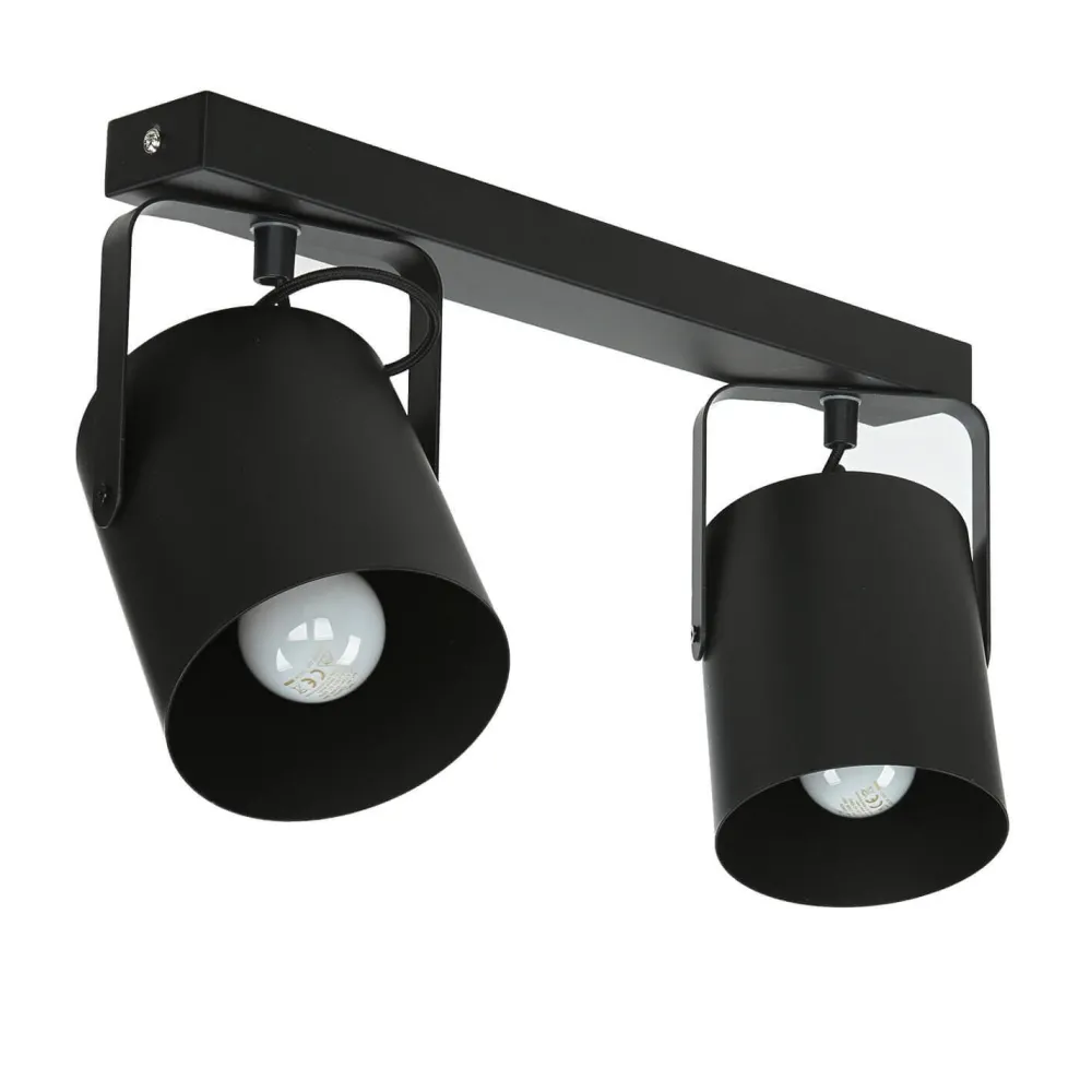 Easylight Deckenstrahler Schwarz 2 flmg E27