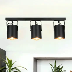 Outlet Easylight Deckenstrahler Schwarz 3 flmg E27