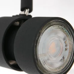 Steinhauer Deckenstrahler Schwarz 4-flmg 90 cm inkl. GU10 flexibel* Deckenleuchten|Spots