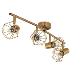 Easylight Deckenstrahler Spot Retro Metall in Messing Wohnzimmer* Retro Lampen|Küchenlampen