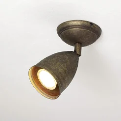 Giovanni Battista Deckenstrahler Stoccolma Messing Antik* Wandleuchten|Flurlampen