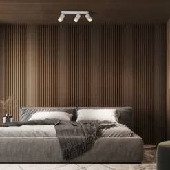 Sale TK Lighting Deckenstrahler Weiß 55 cm lang Metall GU10 3-flammig