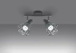 Sollux Deckenstrahler Weiß 31 cm lang verstellbar E27 Metall* Deckenleuchten|Flurlampen