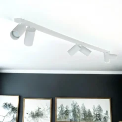 Outlet Nowodvorski Deckenstrahler Weiß 200 cm lang 6-flammig GU10 verstellbar