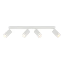TK Lighting Deckenstrahler Weiß 4-flammig 74 cm lang Metall GU10* Deckenleuchten|Flurlampen