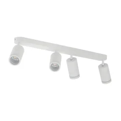 TK Lighting Deckenstrahler Weiß 4-flammig 74 cm lang Metall GU10* Deckenleuchten|Flurlampen