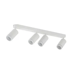 TK Lighting Deckenstrahler Weiß 4-flammig 74 cm lang Metall GU10* Deckenleuchten|Flurlampen