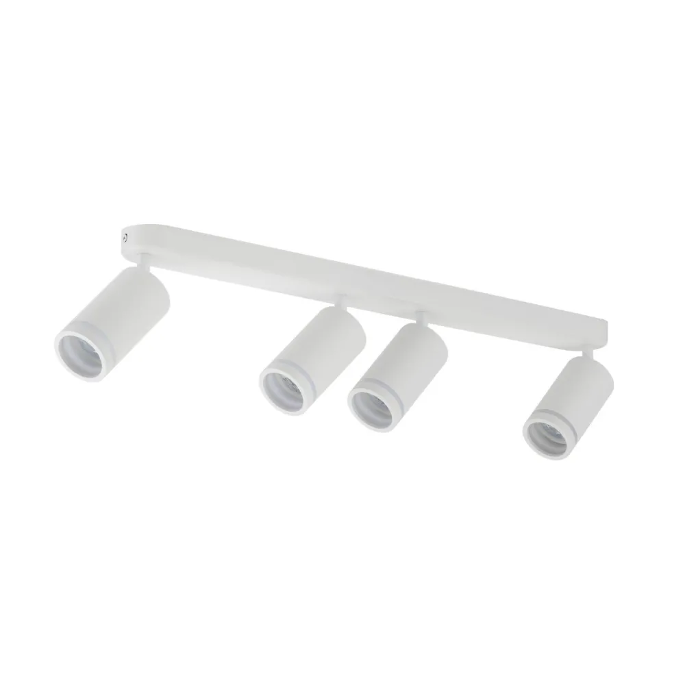 TK Lighting Deckenstrahler Weiß 4-flammig 74 cm lang Metall GU10* Deckenleuchten|Flurlampen