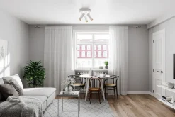 By Rydéns Deckenstrahler Weiß Gold B: 30 cm klein 3-flammig GU10